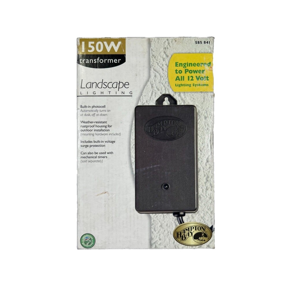 Hampton Bay 150W Landscape Lighting Transformer 12V Low Voltage 585-841